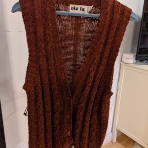 Via La vintage sweater vest